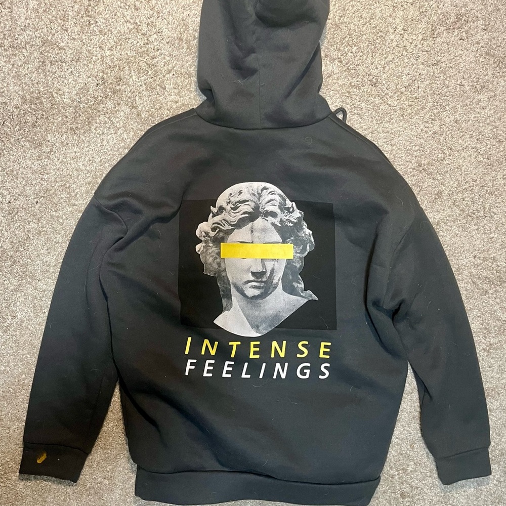 SHEIN Intense Feelings Graphic Hoodie